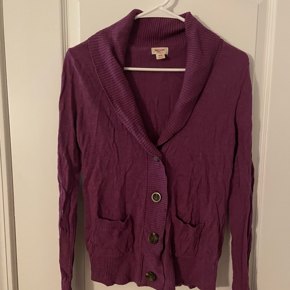 Womens Button Down Cardigan Sweater. Size M